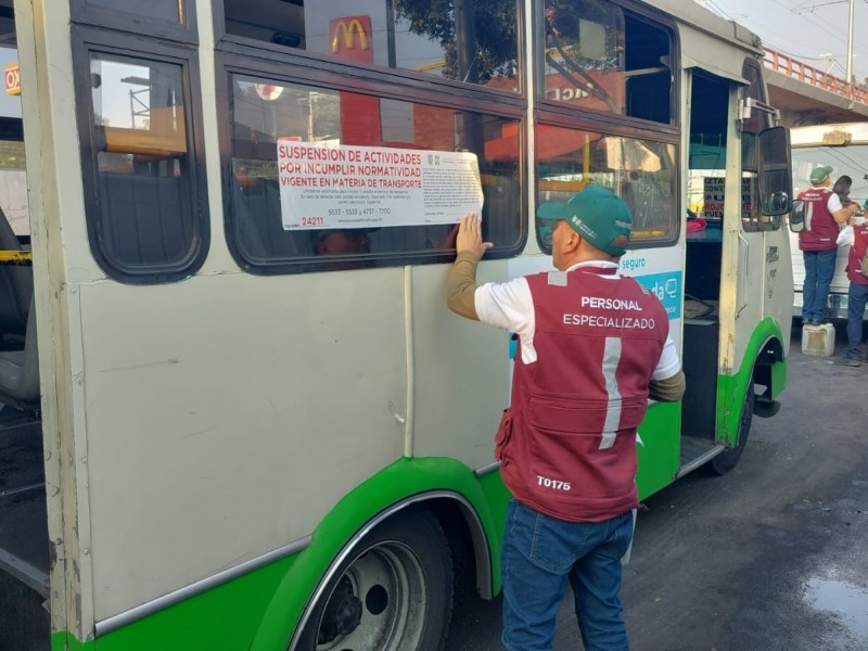 REALIZA SEMOVI MIL OPERATIVOS AL TRANSPORTE PÚBLICO EN 2022