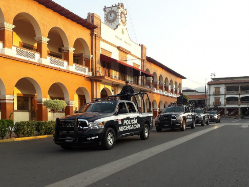 Realiza SSP operativo de vigilancia en Apatzingán