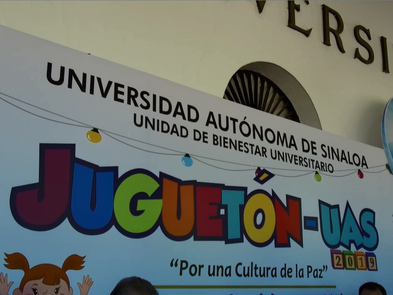 Realiza UAS tradicional donación Juguetón UAS