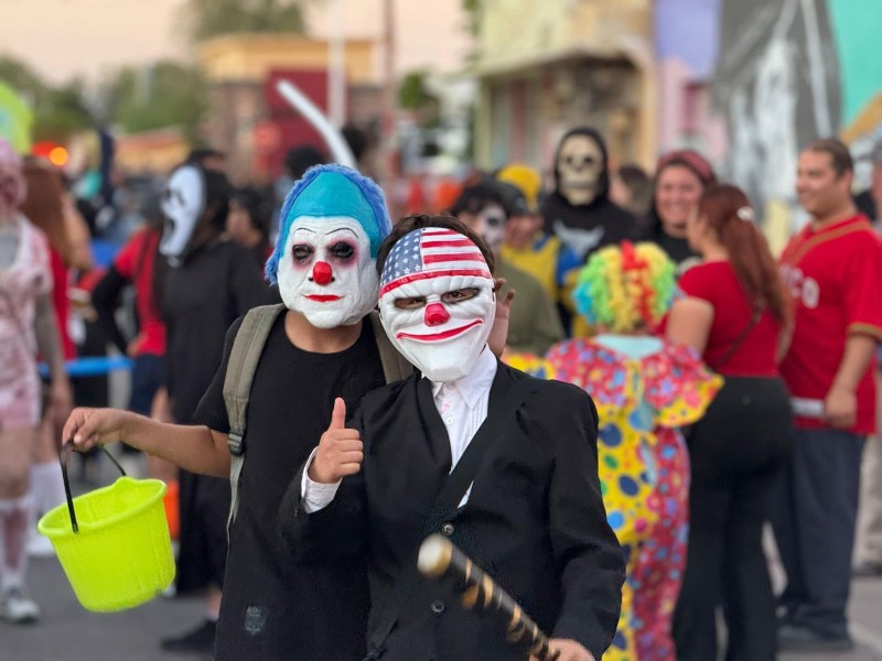 Realizan 5ta Caminata de Terror en Empalme Realizan 5ta Caminata de Terror en Empalme