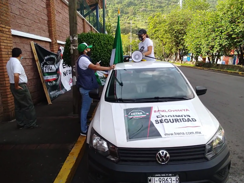 Realizan 5ta caravana Anti-AMLO en Morelia