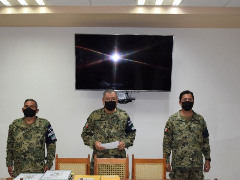 Realizan cambio de mando de la Décimo Segunda Zona Naval
