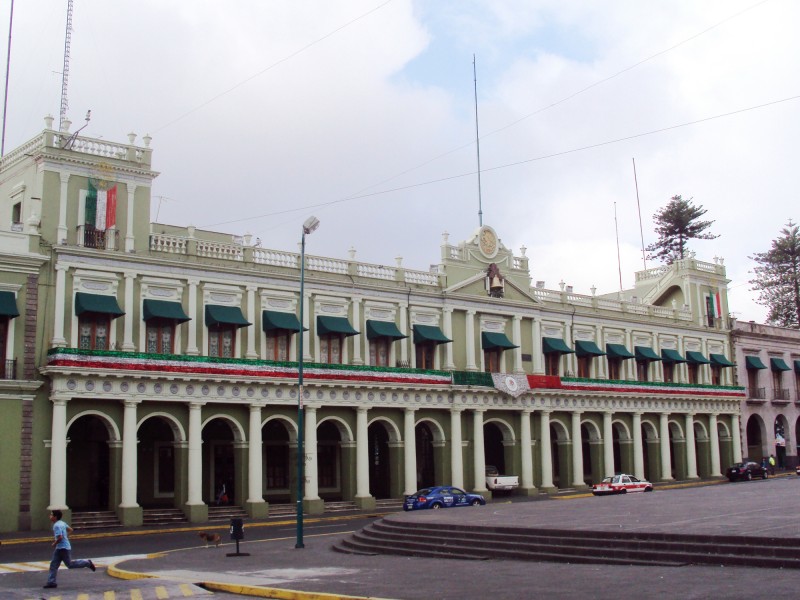 Realizan cambios al interior de palacio de gobierno de Veracruz