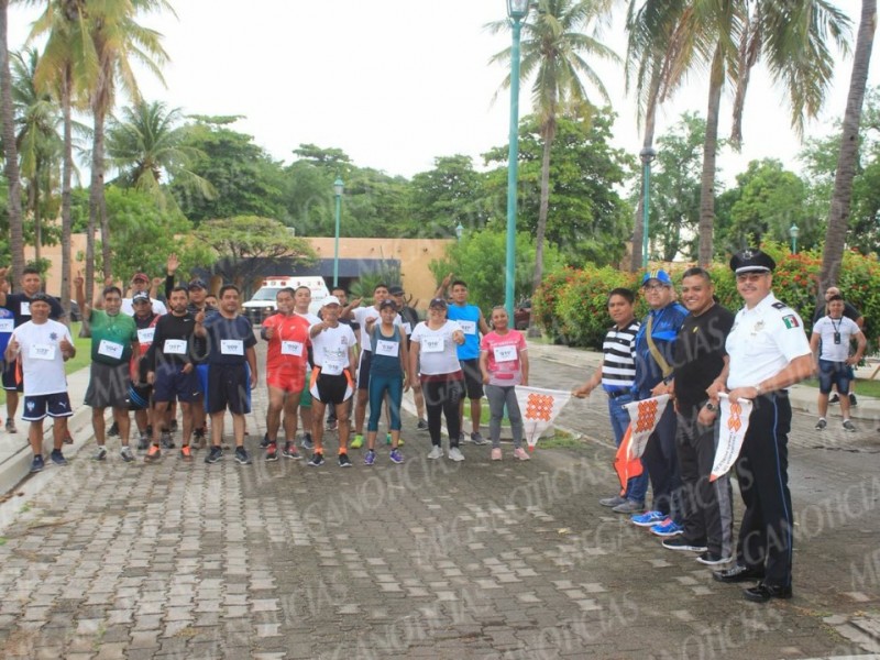 Realizan Carrera Interpolicial Sandunga 2018