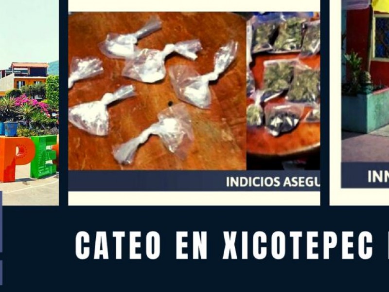 Realizan cateo en municipio de Xicotepec, hallan dosis de droga