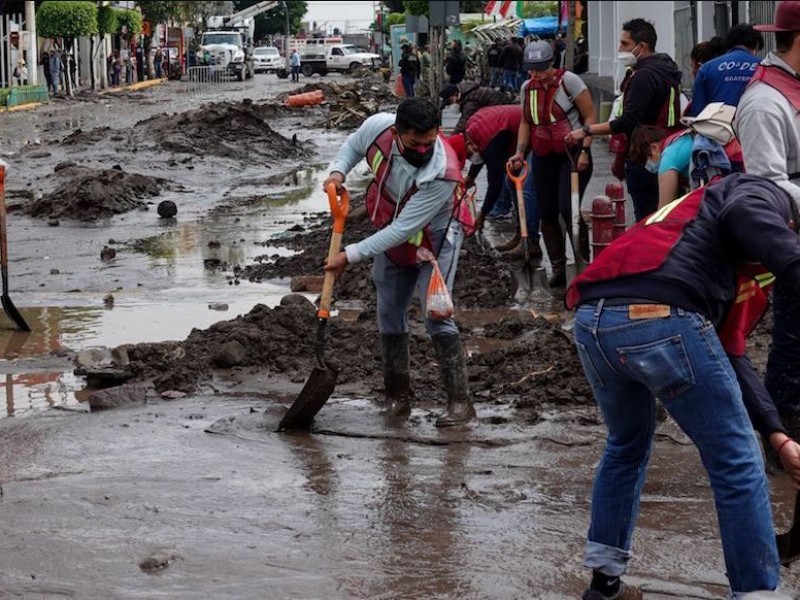 Realizan censo de damnificados por inundaciones en Ecatepec