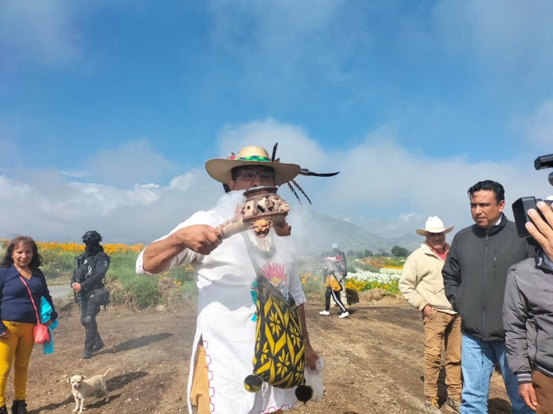 Realizan Ceremonia de corte de flor en Tenango del Valle