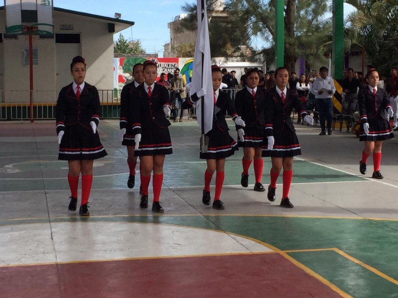 Realizan concurso de escoltas en CBTA de Xalisco