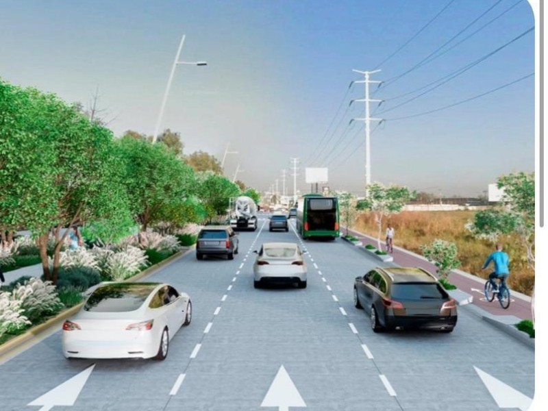 Realizan contraflujo vial en Av. Adolf B. Horn por obras de renovación.