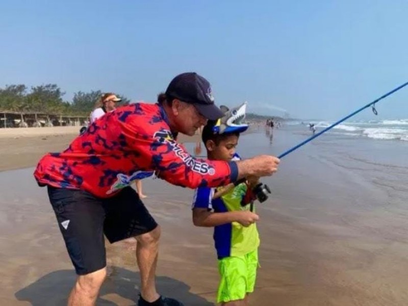 Realizan cuarto torneo infantil de pesca en Tuxpan