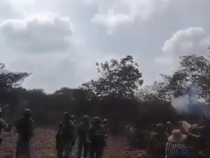 Realizan disparos al aire en Chicomuselo contra ejército