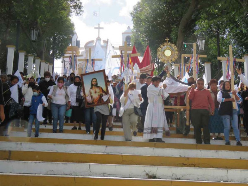 Realizan en San Cristóbal peregrinación por la paz