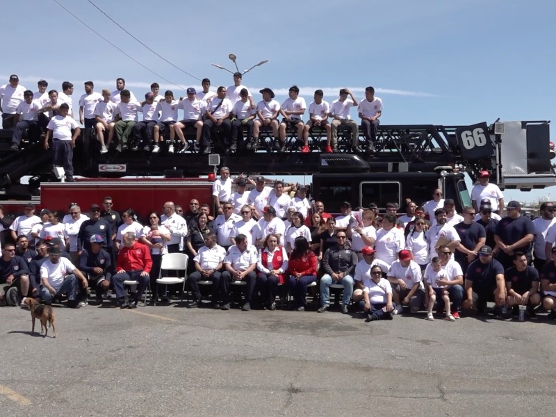 Realizan encuentro regional por aniversario 72 de bomberos rojos