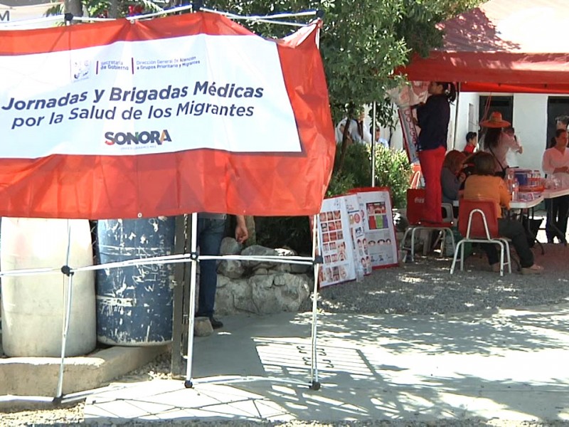 Realizan feria de la salud para migrantes