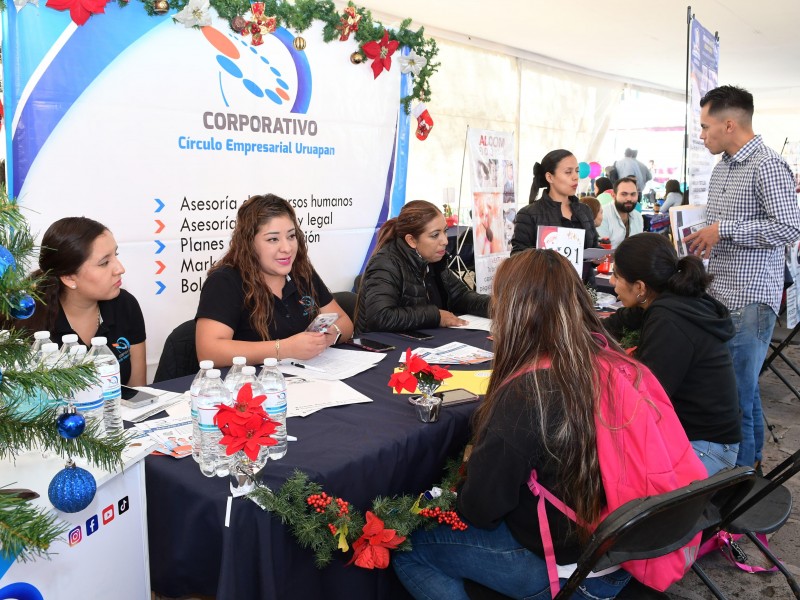 Realizan Feria del Empleo Navideña en Morelia y otros municipios