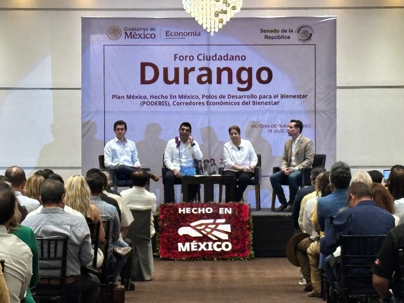 Realizan Foro Ciudadano del Plan “Hecho en México” y PODEBIS
