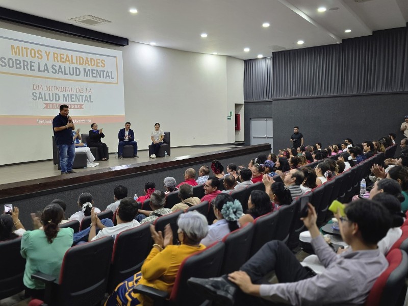 Realizan foro “Mitos y Realidades de la Salud Mental” en Salina Cruz