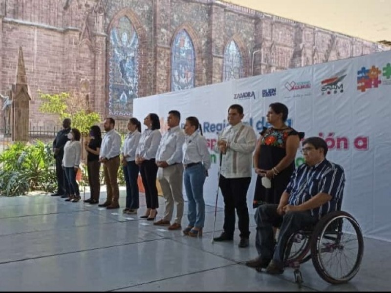 Realizan Foro regional para personas con discapacidad en Zamora