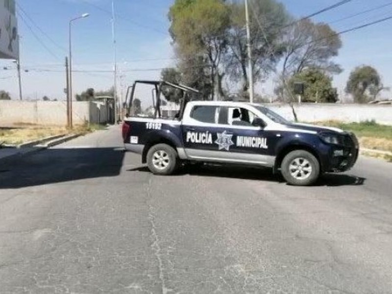 Realizan fuerte operativo en San Lucas Atoyatenco, Texmelucan