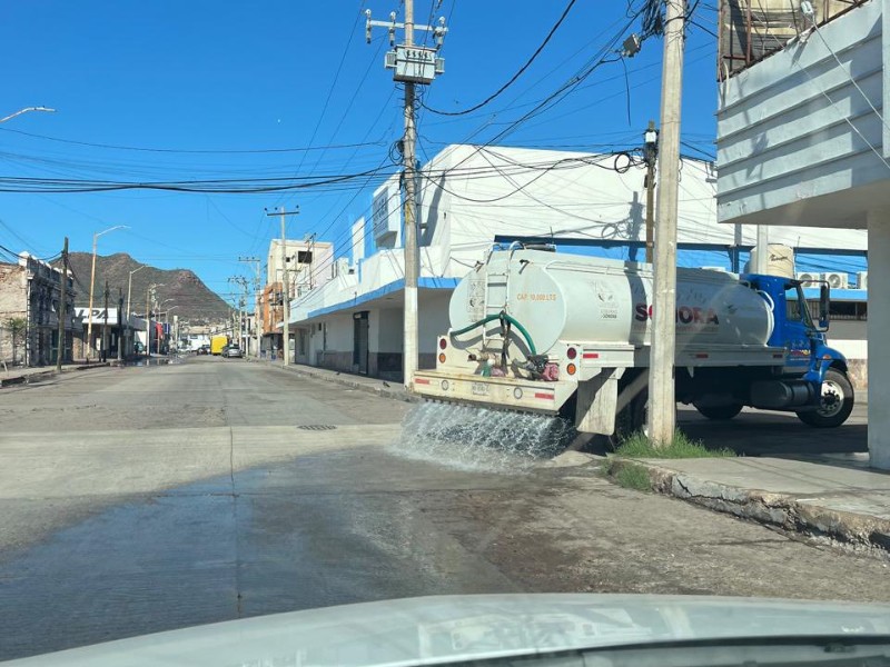 Realizan jornada de cloración en Guaymas después de 