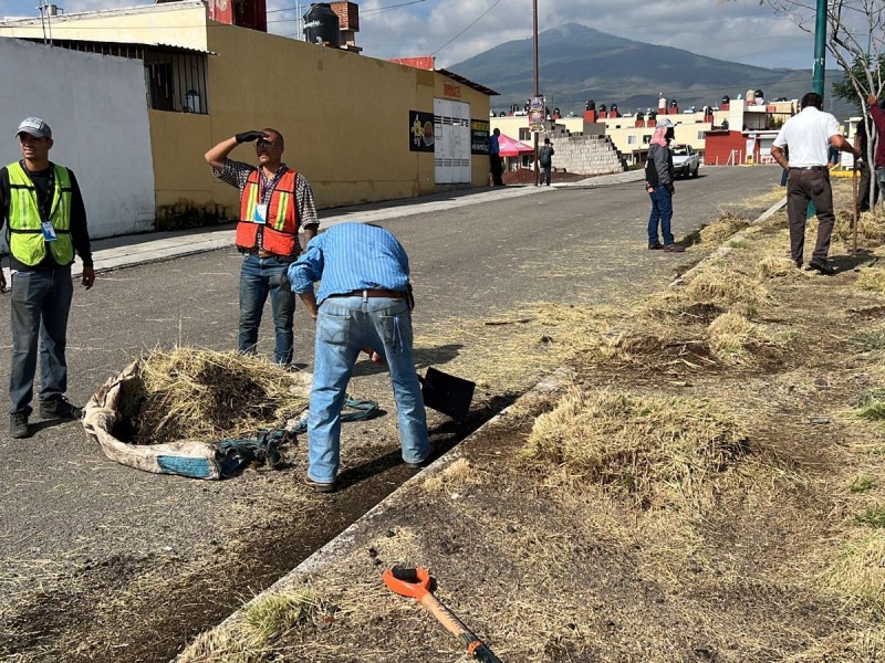 Realizan jornada de limpieza en el fraccionamiento La Hacienda