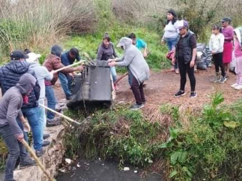 Realizan jornada de limpieza en humedales de SCLC