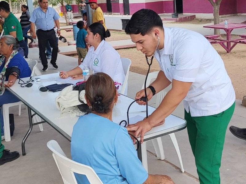 Realizan jornada de salud en comunidades del Valle del Mayo