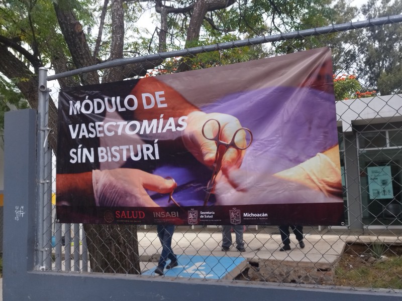 Realizan jornada gratuita de vasectomías sin bisturí en Zamora