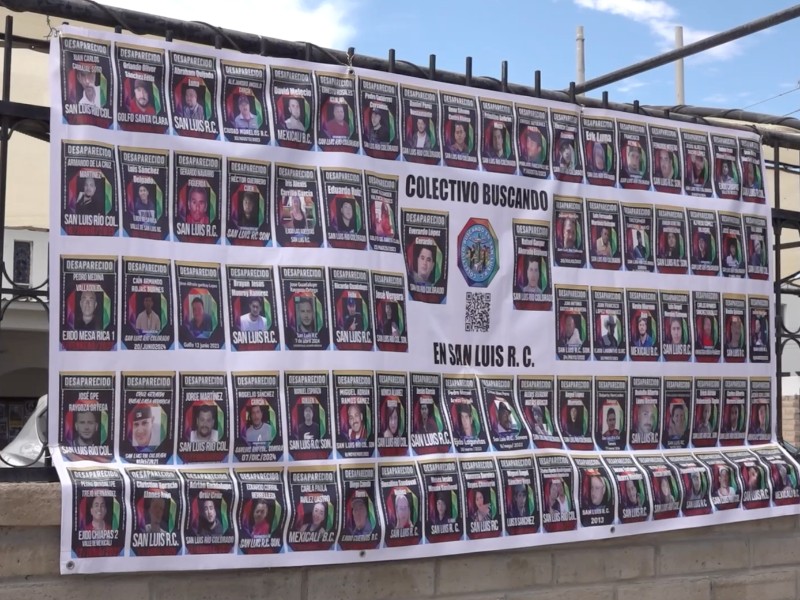 Realizan jornada para pegar fichas de desaparecidos en SLRC
