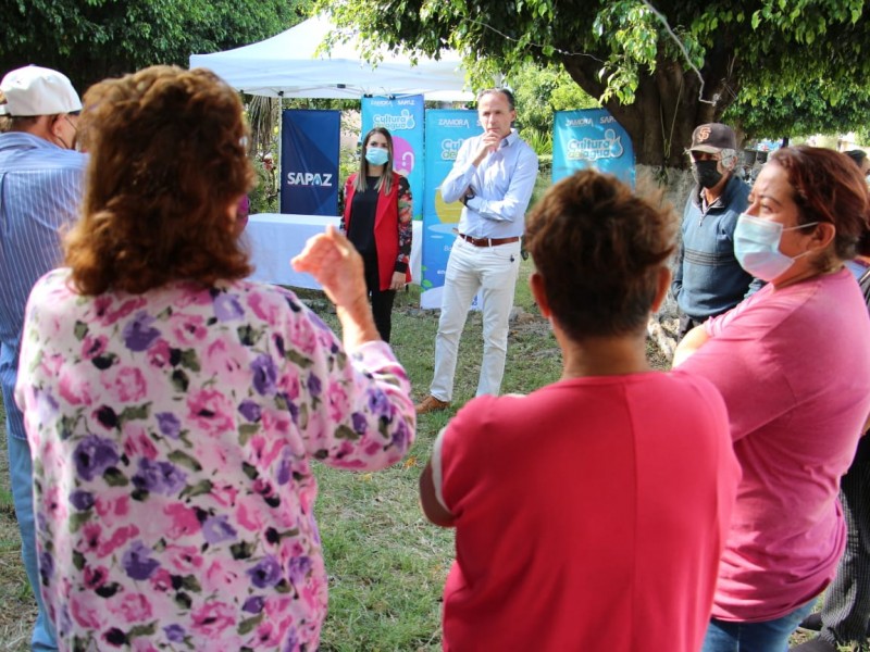 Realizan labores de limpieza en red de drenaje en Zamora