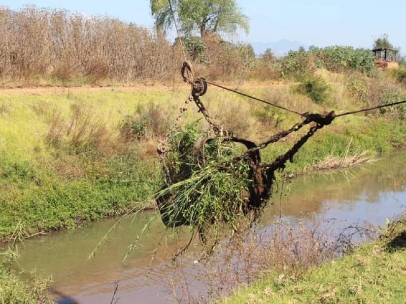 Realizan limpieza de Drenes en Morelia