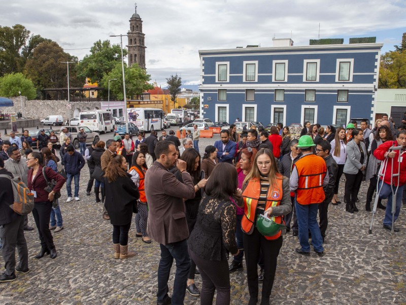 Realizan Macro Simulacro 2020 en Puebla