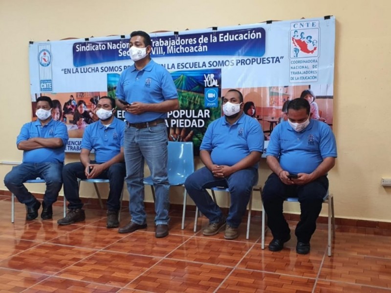 Realizan maestros de la CNTE jornada educador popular