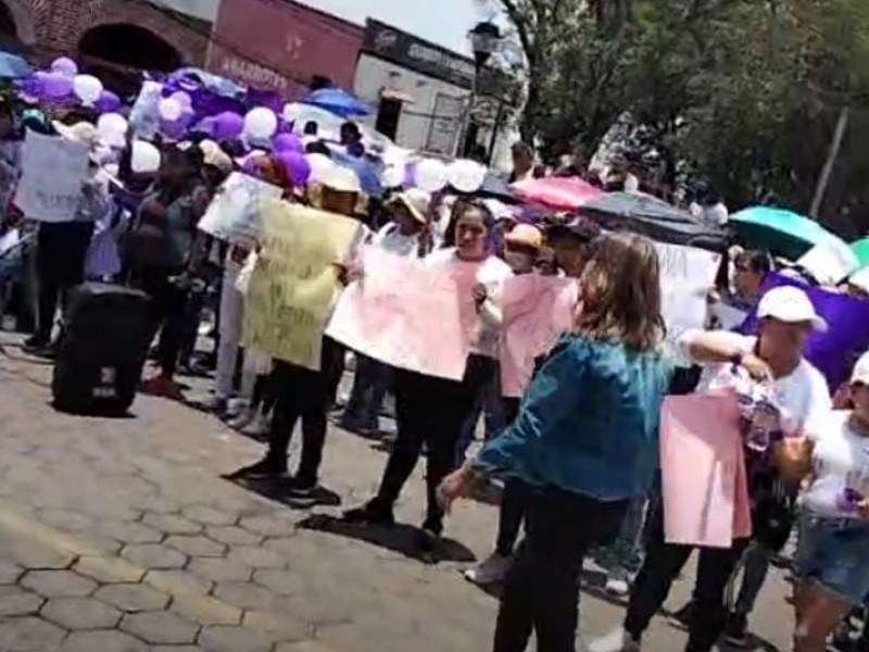 Realizan manifestación para exigir justicia por feminicidio de Danna Michelle