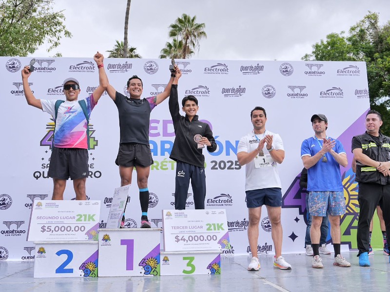 Realizan Medio Maratón por el 494 aniversario de Querétaro