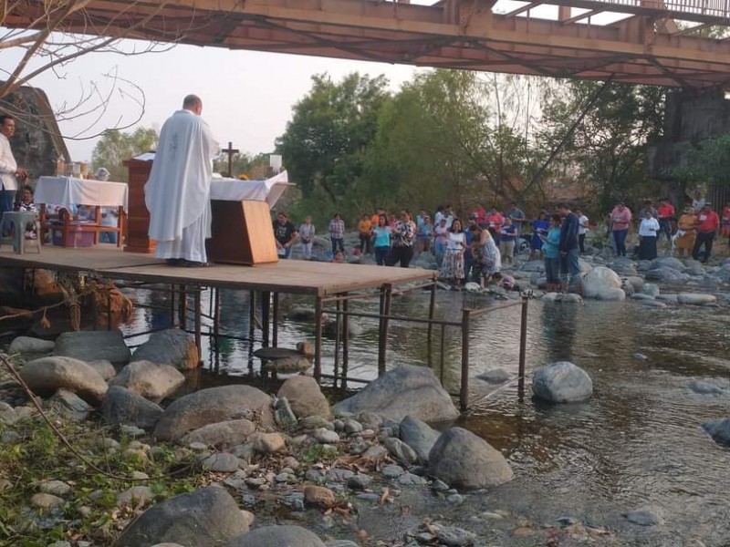 Realizan misa para pedir que llueva en Pijijiapan