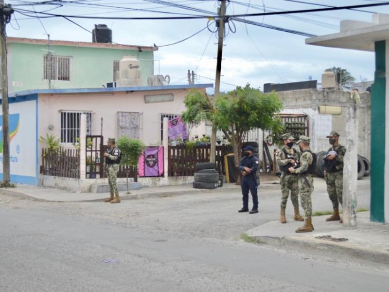Realizan operativo para que tianguis no se instale en Veracruz