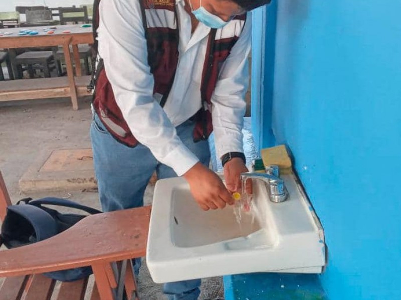 Realizan operativos contra COVID-19 en escuelas de Chiapas