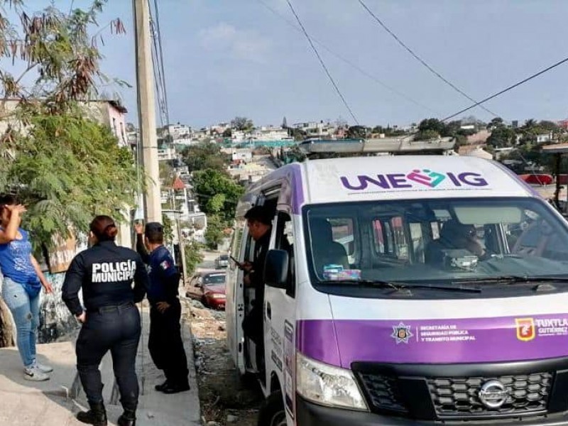 Realizan operativos contra violencia de género en Tuxtla Gutiérrez