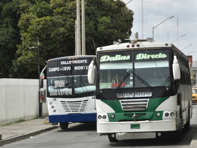 Realizan operativos de inspección a unidades de transporte público