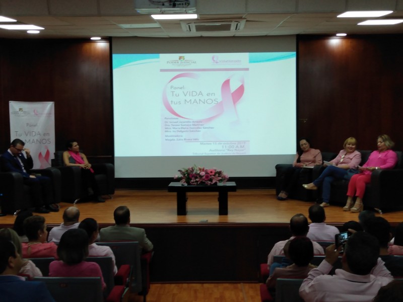 Realizan panel de cáncer de mamá en TSJN