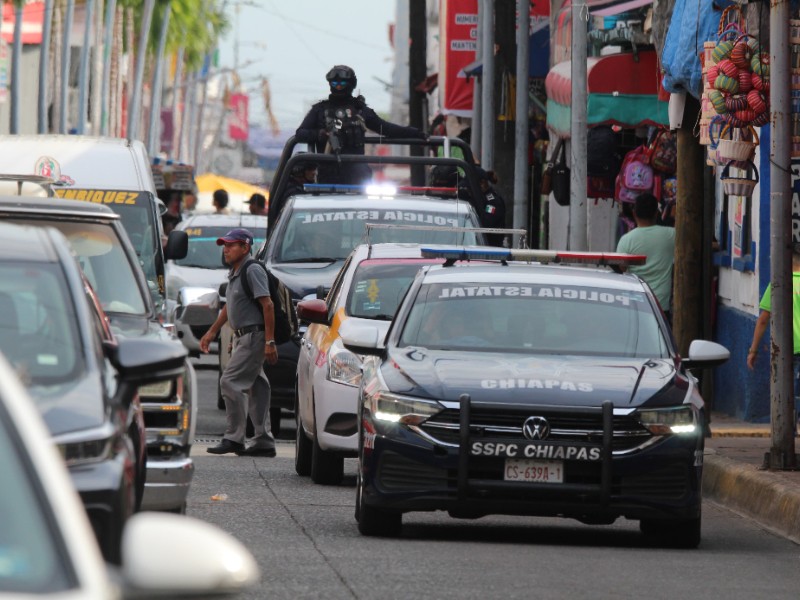 Realizan patrulleros en Tapachula para inhibir delitos