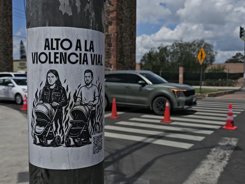 Realizan pilotaje vial en Calzada de los Arcos tras manifestación ciclista
