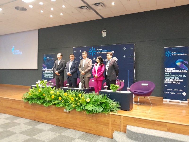 Realizan primer foro de Nearshoring y Electromovilidad en Jalisco