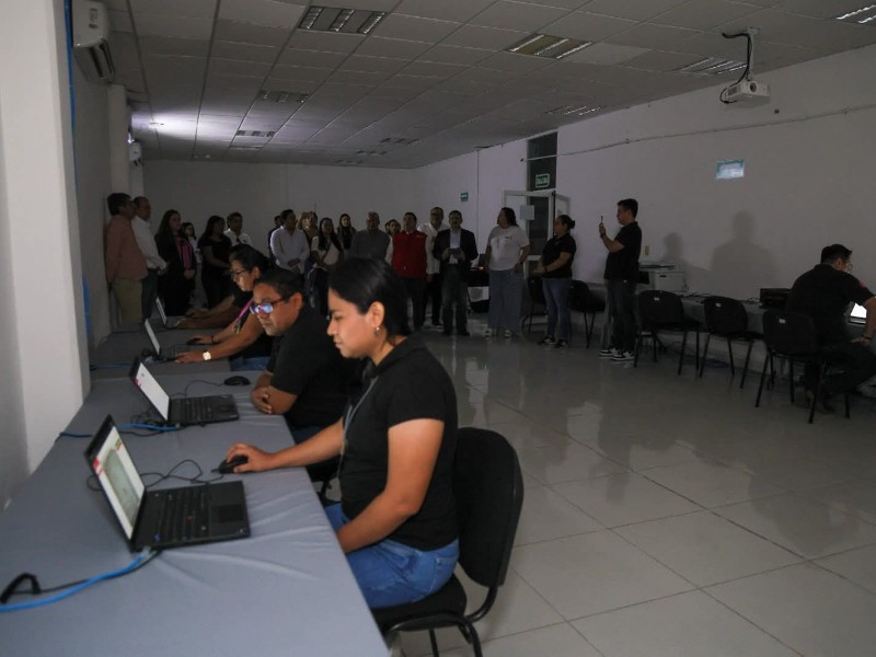 Realizan primer simulacro de PREP para elecciones extraordinarias Pantelhó