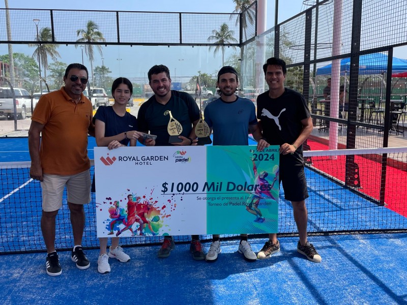 Realizan primer torneo de padel Tuxpan