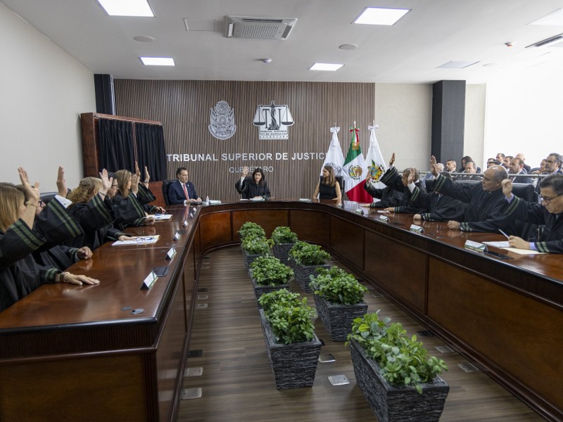 Realizan primera sesión en el nuevo edificio del TSJ