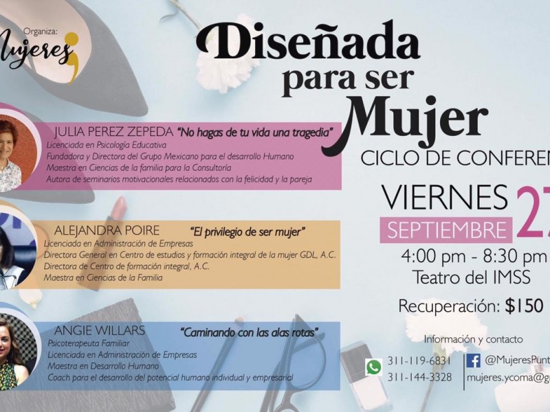 Realizan profesionales en empoderamiento conferencias para mujeres nayaritas