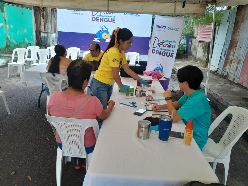 Realizan pruebas gratuitas de dengue con tratamiento en Veracruz
