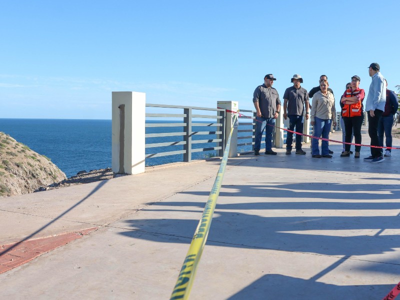 Realizan recorridos en zonas afectadas por lluvias en Guaymas y San Carlos